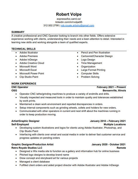 Resume - PG1